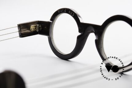 P. Klenk Bold 023 Horn Brille Eindrehbare Bügel, Größe: medium, Passend für Herren und Damen