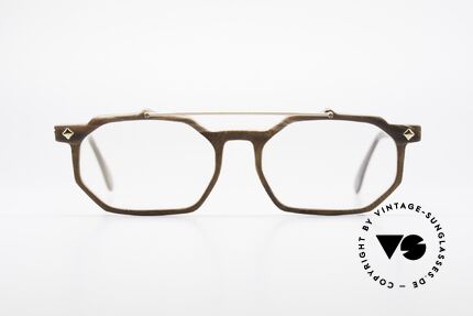 MCM München 301 Büffelhorn Brille 80er Vintage, aus echtem Büffelhorn mit 'MCM' Applikationen, Passend für Herren und Damen