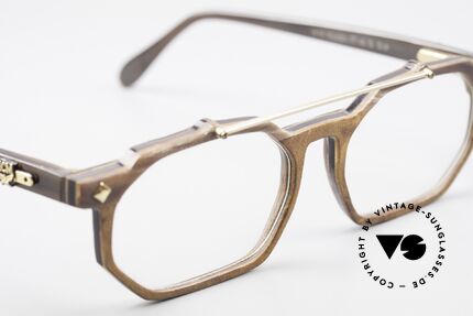 MCM München 301 Büffelhorn Brille 80er Vintage, ungetragen (wie alle unsere MCM vintage Brillen), Passend für Herren und Damen