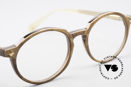 MCM München 300 Büffelhorn Panto Brille 80er, Größe: small, Passend für Herren und Damen