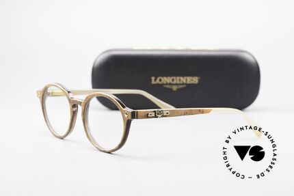 MCM München 300 Büffelhorn Panto Brille 80er, Größe: small, Passend für Herren und Damen