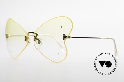 Eschenbach 6776 Schmetterling Sonnenbrille, entzückend mit vier kleinen Strassverzierungen, Passend für Damen