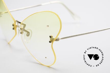 Eschenbach 6776 Schmetterling Sonnenbrille, tolles Designerstück für eine Revue oder Gala, Passend für Damen