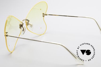 Eschenbach 6776 Schmetterling Sonnenbrille, ungetragenes Einzelstück (gehört ins Museum), Passend für Damen