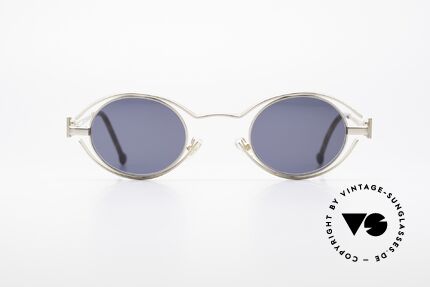 Karl Lagerfeld 4123 True Vintage Brille Oval 90er, Kleinserie aus den 90ern in herausragender Qualität, Passend für Herren und Damen