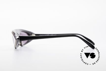 Alain Mikli 0104 / 215 Futuristische 80er Sonnenbrille, KEINE RETROBRILLE; ein seltenes altes Original, Passend für Damen