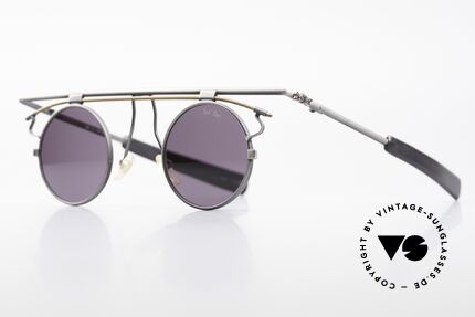 Sunboy SB14 Vintage No Retro Sonnenbrille, mal was anderes ('Kunst'-Brille für Individualisten), Passend für Herren und Damen