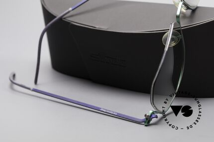 ProDesign No16 Gail Spence Designer Brille, Gläser in hellem grün-Verlauf + Etui von Silhouette, Passend für Herren und Damen