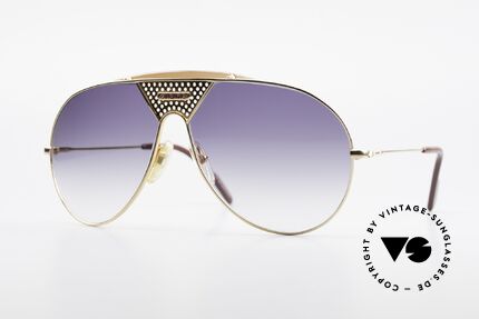 Alpina TR4 80er Miami Vice Sonnenbrille, legendäre Alpina 80er Sonnenbrille in Tropfenform, Passend für Herren