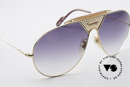 Alpina TR4 80er Miami Vice Sonnenbrille, Größe: large, Passend für Herren
