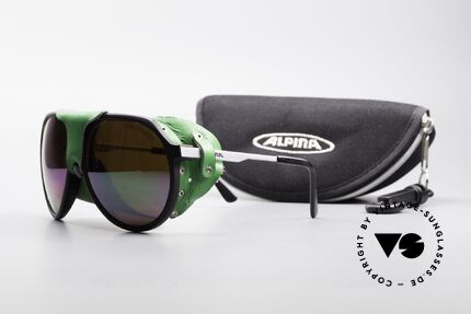 Alpina Profi Sports Glacier Sonnenbrille, Größe: medium, Passend für Herren und Damen