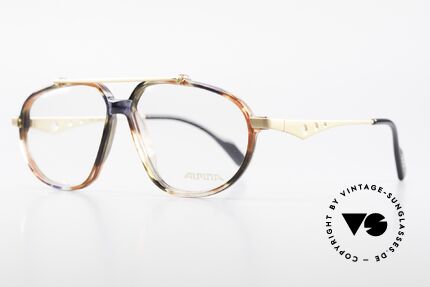 Alpina TFF461 90er Designer Brille Herren, außergewöhnliche Form (mal etwas ganz anderes), Passend für Herren