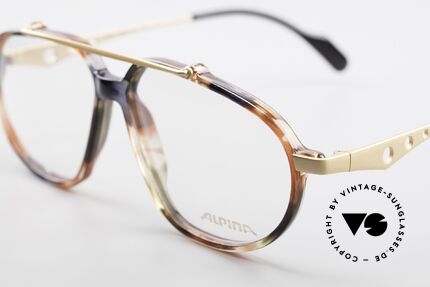 Alpina TFF461 90er Designer Brille Herren, beste Verarbeitung und sehr angenehm zu tragen, Passend für Herren