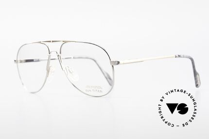 Alpina M1FT Vintage Aviator Titan Brille, sehr leicht u. entsprechend angenehm zu tragen, Passend für Herren