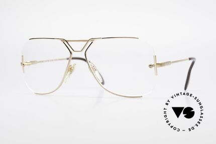 Cazal 722 Außergewöhnliche 80er Brille Details