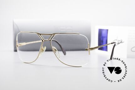 Cazal 722 Alte Designerbrille Von 1984, Demogläser sollten durch optische ersetzt werden, Passend für Herren