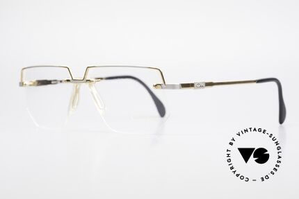 Cazal 742 Randlose Vintage Cazal Brille, beste Verarbeitung aus Passau (Frame GERMANY), Passend für Herren