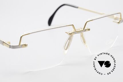 Cazal 742 Randlose Vintage Cazal Brille, KEINE RETROBRILLE, sondern ein altes Original!, Passend für Herren
