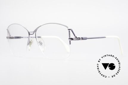 Cazal 222 80er Original Keine Retrobrille, feminines Butterfly-Design mit Nylor-Faden, Passend für Damen