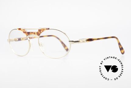 Cazal 749 Ovale Designer Brille Unisex, typische Materialkombination der damaligen Zeit, Passend für Herren und Damen