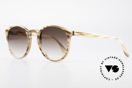 Hartmanns H42 Horn Stil Johnny Depp Sonnenbrille, absolute Rarität (in Handarbeit gefertigt); Einzelstück, Passend für Herren