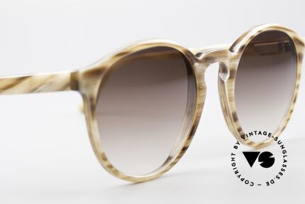 Hartmanns H42 Horn Stil Johnny Depp Sonnenbrille, spirituelles / intellektuelles Brillendesign (Panto-Form), Passend für Herren