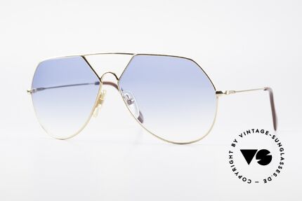Alpina TR4 Style 80er Aviator Sonnenbrille, klassische Alpina Aviator Brille (ähnlich der TR4), Passend für Herren