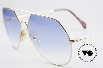Alpina TR4 Style 80er Aviator Sonnenbrille, ungetragen (wie alle unsere Alpina Sonnenbrillen), Passend für Herren