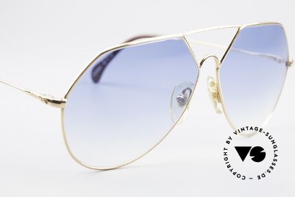 Alpina TR4 Style 80er Aviator Sonnenbrille, die 'Atze Schröder Sonnenbrille' (L Größe 62-13), Passend für Herren