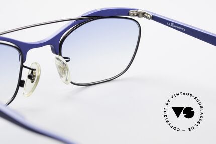 L.A. Eyeworks PLUTO III No Retro Vintage Sonnenbrille, leicht blau-getönte Gläser und mit Etui von Silhouette, Passend für Herren und Damen