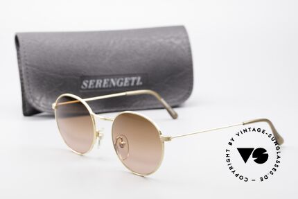 Serengeti Drivers 5346 Runde Autofahrer Brille, ungetragen (wie alle unsere Raritäten) + orig. Etui, Passend für Herren