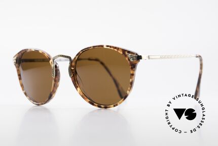 Giorgio Armani 336 Designer Damen Sonnenbrille, interessantes Farbmuster in einer Art Bernstein-Optik, Passend für Damen