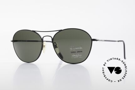 Giorgio Armani 646 Aviator Designer Sonnenbrille, Herren-Sonnenbrille vom Modedesigner G.Armani, Passend für Herren