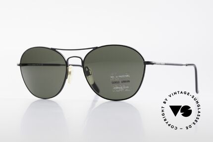 Giorgio Armani 646 Aviator Designer Sonnenbrille Details