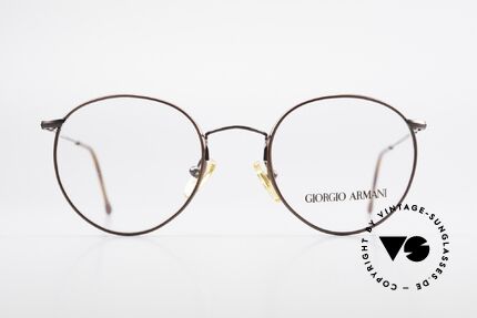 Giorgio Armani 253 Panto Vintage Brille Clip On, Größe: small, Passend für Herren