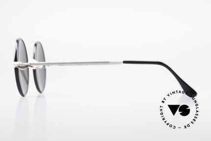Giorgio Armani 111 Runde Vintage Sonnenbrille, Sonnengläser können beliebig ausgetauscht werden, Passend für Herren und Damen