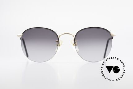 Giorgio Armani 142 Randlose Panto Sonnenbrille, runde PANTO-Form in dezent eleganter Kolorierung, Passend für Herren