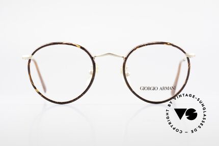 Giorgio Armani 118 Panto Fassung Mit Sonnenclip, Größe: small, Passend für Herren und Damen