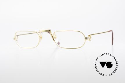 Cartier Demi Lune LC 80er Luxus Lesebrille Vintage Details