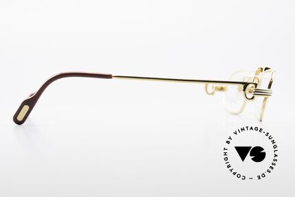 Cartier Demi Lune LC 80er Luxus Lesebrille Vintage, KEINE RETRObrille; ein 30 Jahre altes vintage ORIGINAL, Passend für Herren und Damen