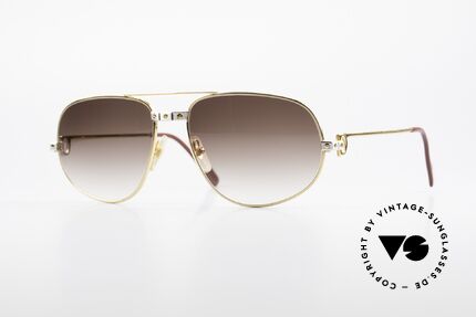 Cartier Romance Santos - XL Luxus Sonnenbrille Herren, vintage CARTIER Luxus-Sonnenbrille; Modell ROMANCE, Passend für Herren Cartier Romance Santos - XL Luxus Sonnenbrille Herren, vintage CARTIER Luxus-Sonnenbrille; Modell ROMANCE, Passend für Herren