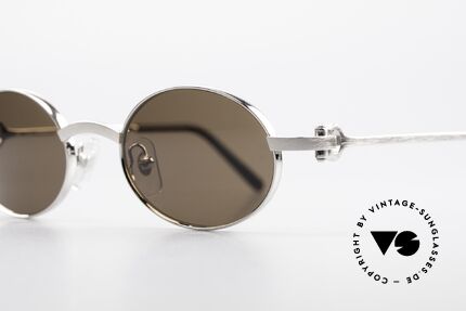 Cartier Spider Ovale Luxus Sonnenbrille 90er, Sonderedition mit originalen Cartier Sonnengläsern, Passend für Herren und Damen