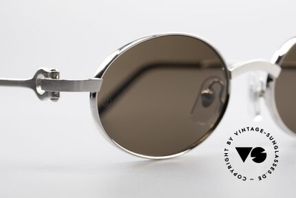 Cartier Spider Ovale Luxus Sonnenbrille 90er, ungetragenes Einzelstück mit orig. Cartier Zubehör, Passend für Herren und Damen