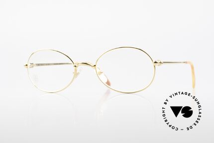 Cartier Saturne - S Kleine Ovale 90er Luxusbrille Details