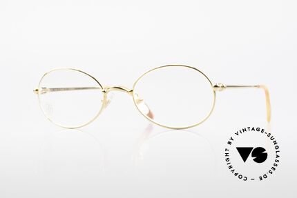 Cartier Saturne Kleine Ovale 90er Luxusbrille Details