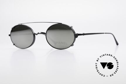 Chanel 2037 Luxus Brille Oval Sonnenclip, CHANEL Brille 2037, Größe 42-20, 135 in Farbe c101, Passend für Herren und Damen