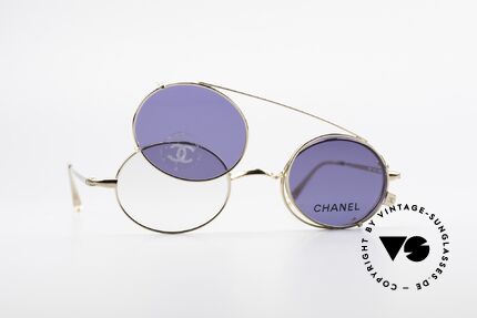 Chanel 2037 Kleine Luxus Brille Sonnenclip, Größe: small, Passend für Herren und Damen