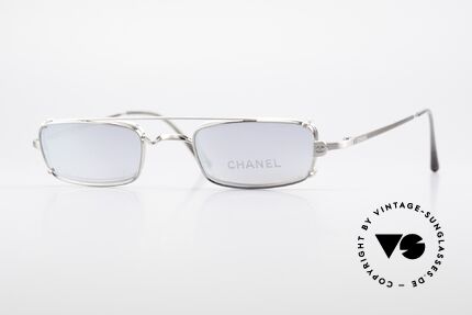 Chanel 2038 Eckige Luxus Brille Sonnenclip, CHANEL Brille 2038, Größe 43-21, 135 in Farbe c164, Passend für Herren und Damen