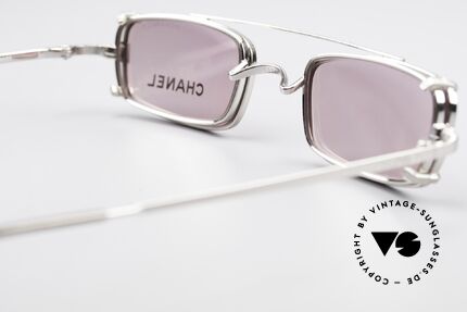 Chanel 2038 Pinke Luxus Brille Sonnenclip, KEINE Retrobrille, sondern ein 20 Jahre altes Original, Passend für Damen