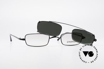 Chanel 2038 Luxus Brille Eckig Sonnenclip, Größe: small, Passend für Herren und Damen